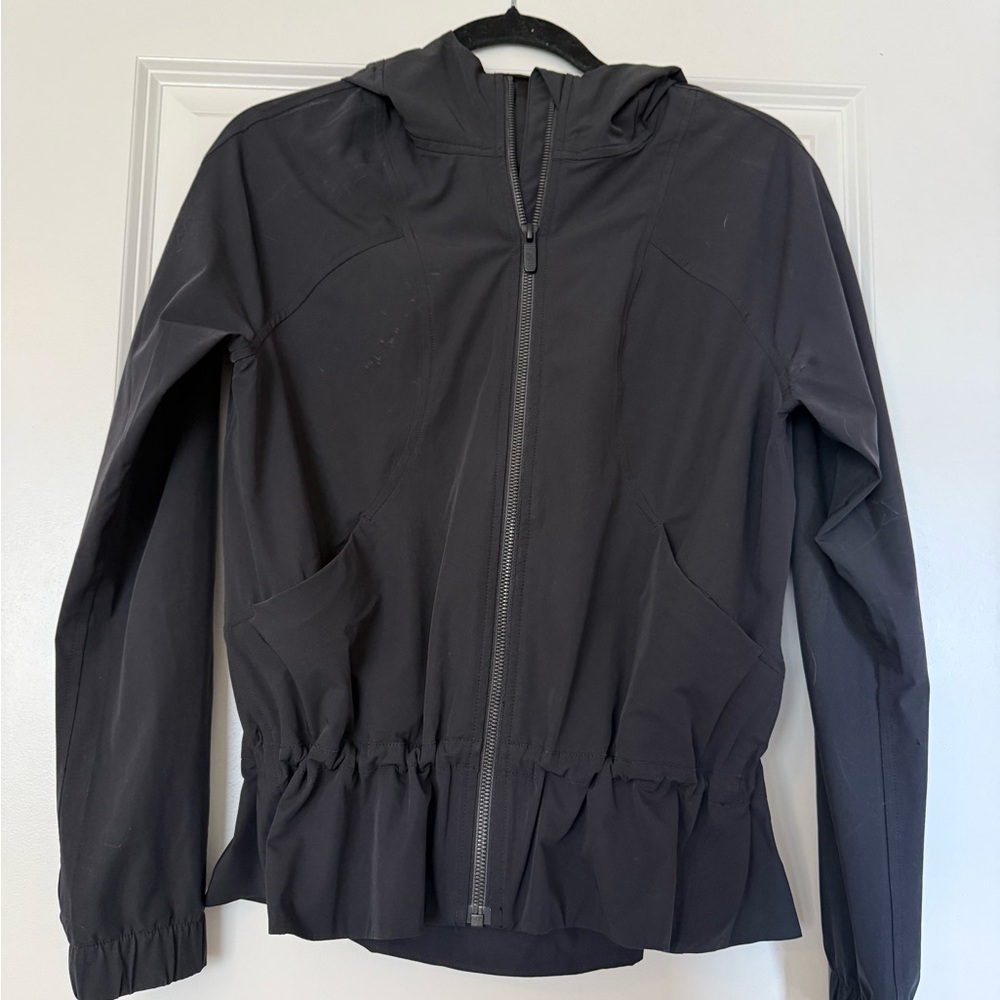 lululemon athletica Black Hooded Zip Jacket